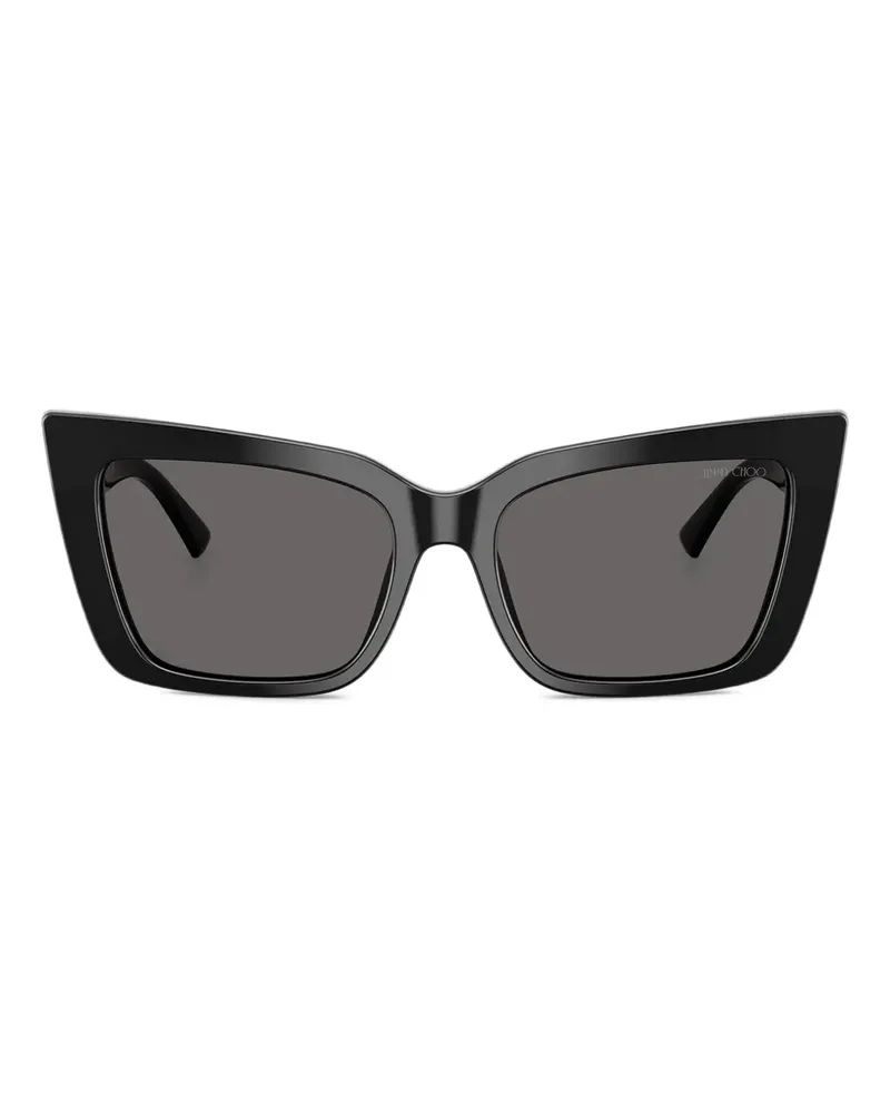 Jimmy Choo Sonnenbrille mit Cat-Eye-Gestell - Schwarz Schwarz