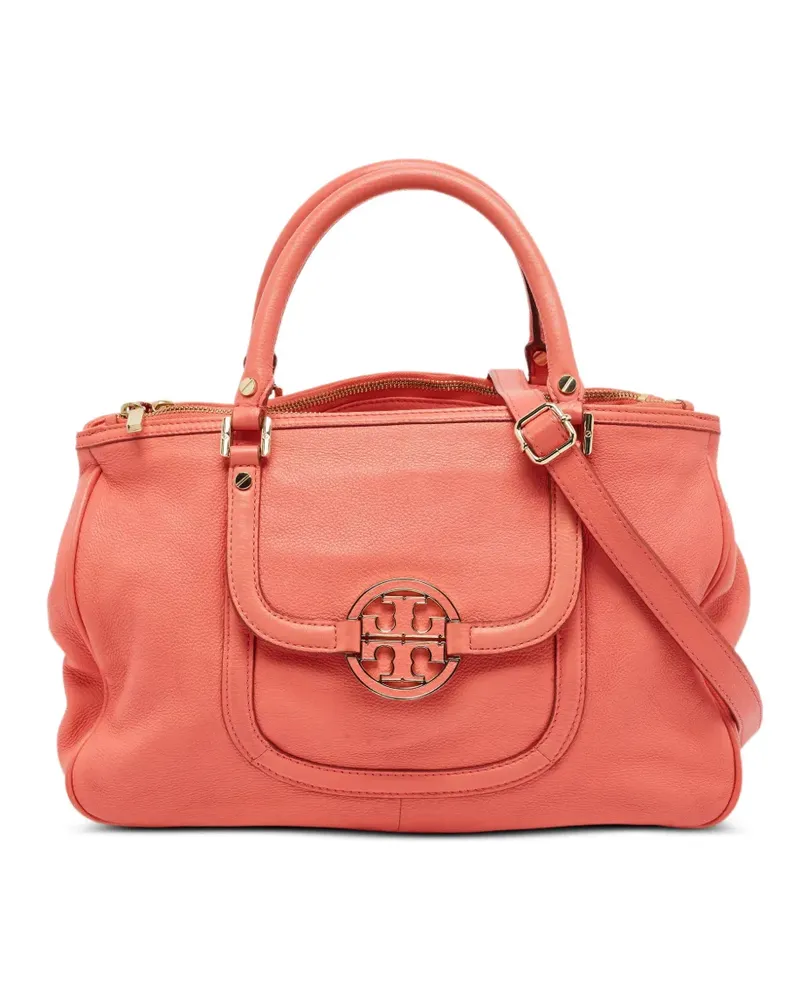 Tory Burch Amanda leather tote bag - Orange Orange