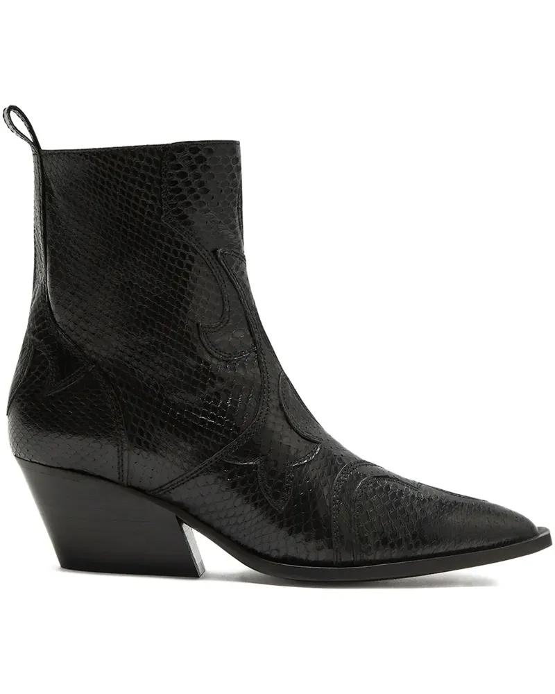 Maliparmi 50mm pointed boots - Schwarz Schwarz