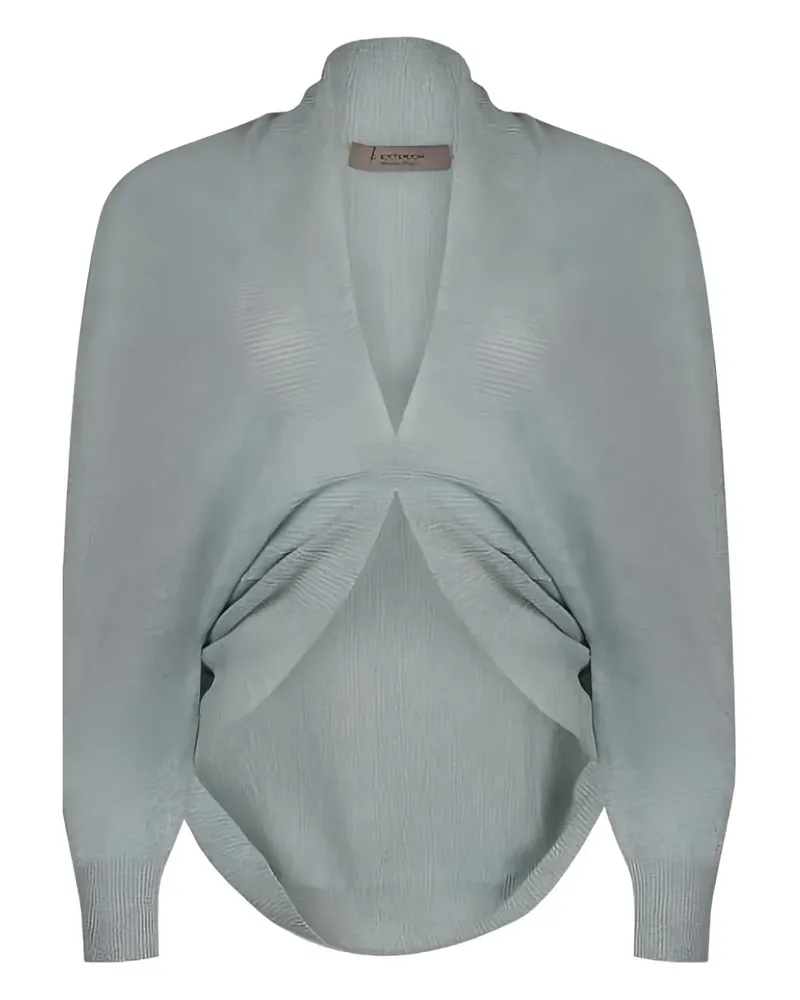 D.EXTERIOR draped jacket - Grau Grau