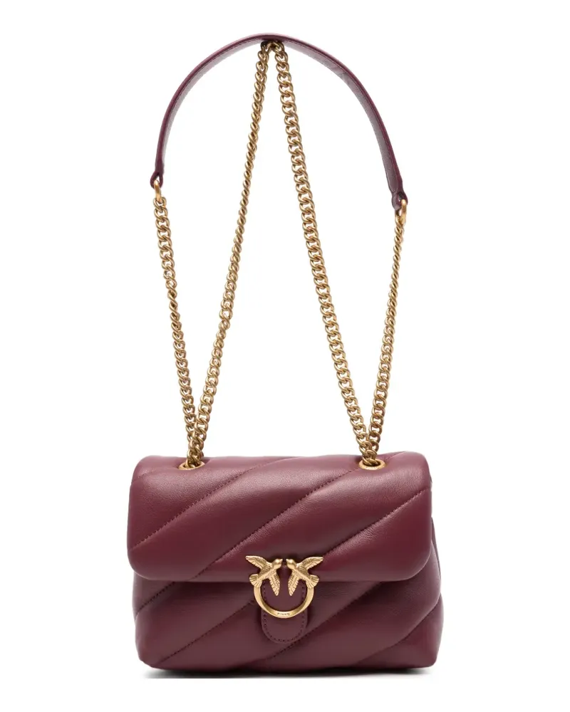 Pinko Gesteppte Love Schultertasche - Violett Violett