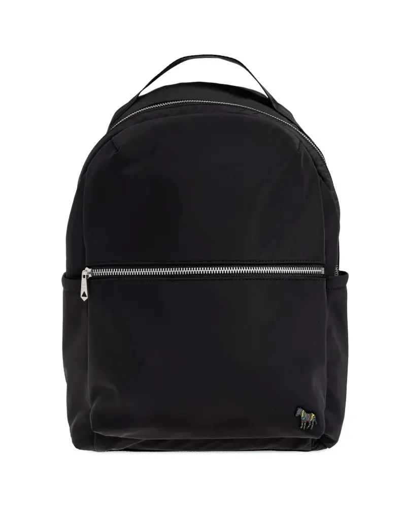 Paul Smith Rucksack mit Zebra-Motiv - Schwarz Schwarz