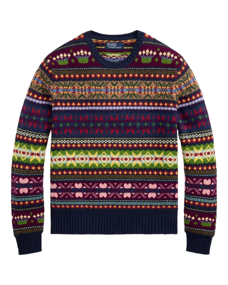 Ralph Lauren Pullover mit Fair-Isle-Intarsienmuster - Blau Blau