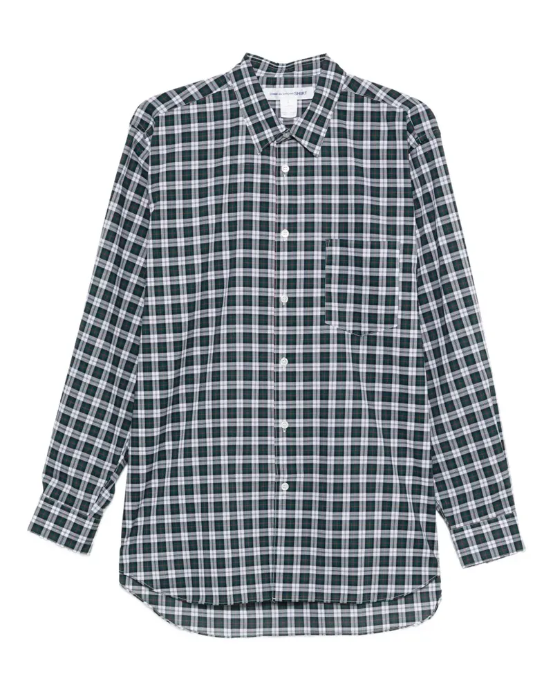 Comme des Garçons Hemd mit Karomuster - Grün Grün