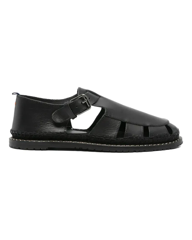 Castañer buckle-fastening leather sandals - Schwarz Schwarz