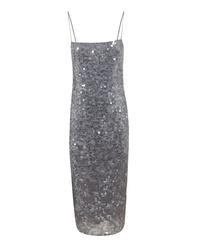 Ralph Lauren sequin-embellished spaghetti-strap dress - Blau Blau