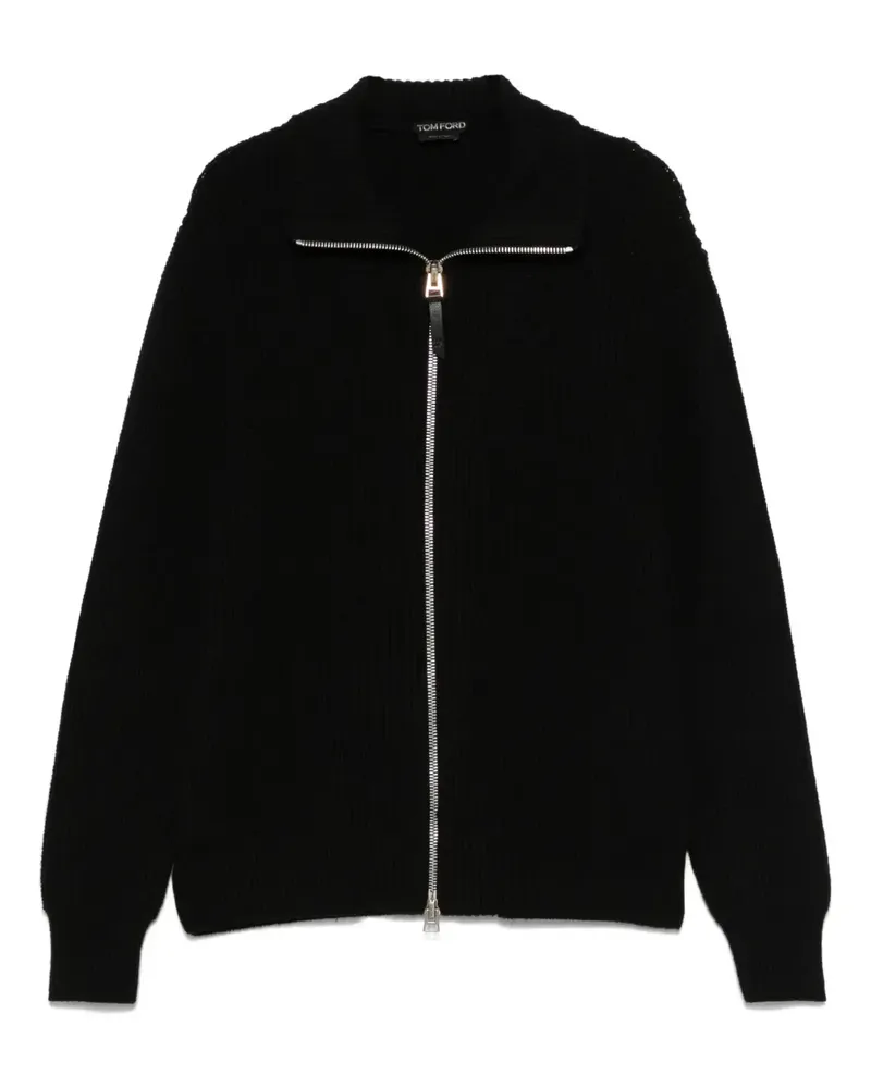 Tom Ford Cardigan mit Reißverschluss - Schwarz Schwarz