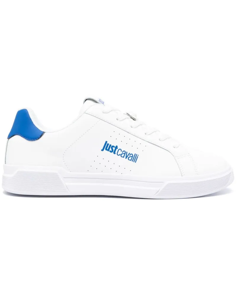 Just Cavalli Sneakers mit Tigerkopf - Weiß Weiß