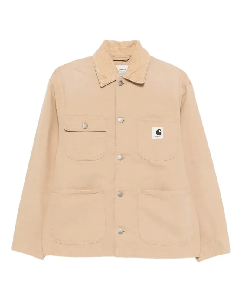 Carhartt WIP W' OG Michigan corduroy collar organic cotton jacket - Nude Nude