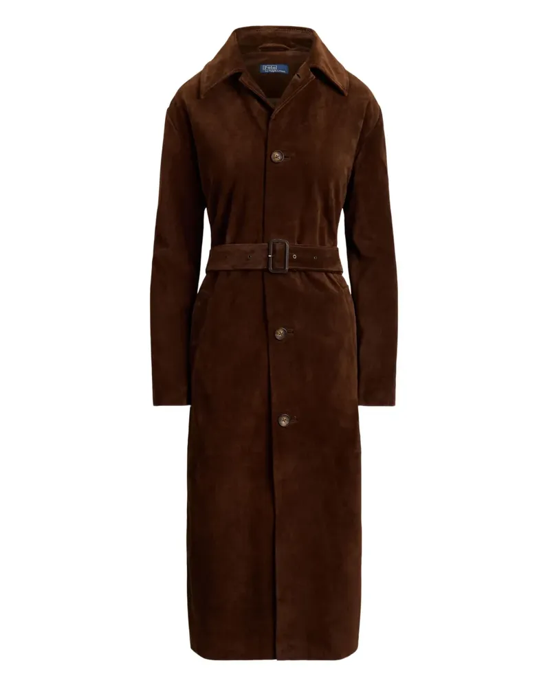 Ralph Lauren Mantel aus Wildleder - Braun Braun