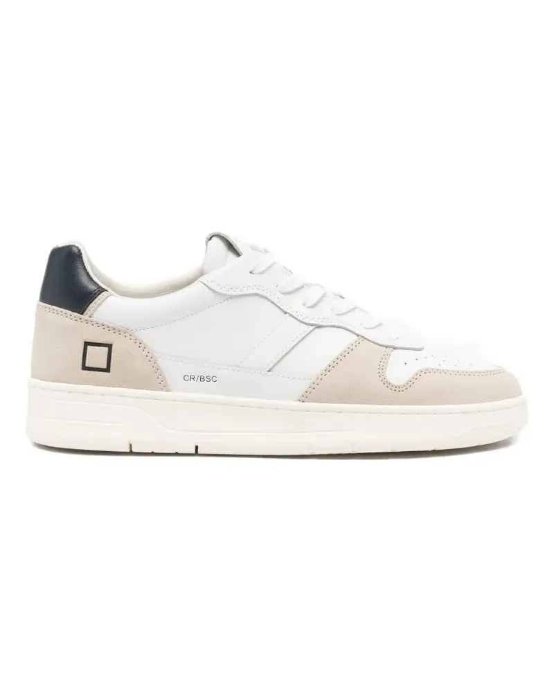 D.A.T.E. Perforierte Sneakers - Weiß Weiß