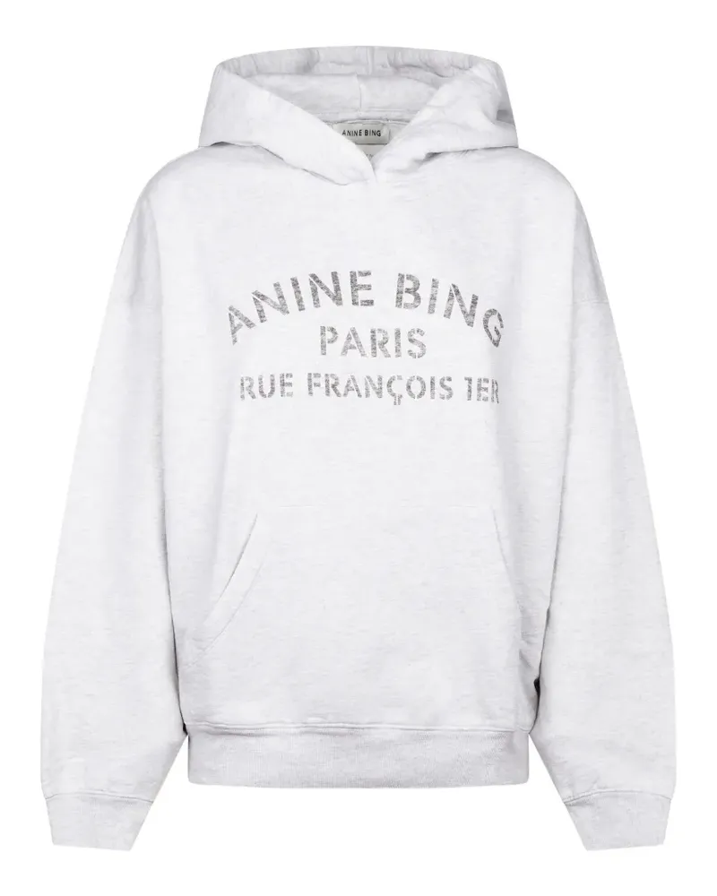 Anine Bing Harvey Sweatshirt Paris Schablone - Grau Grau