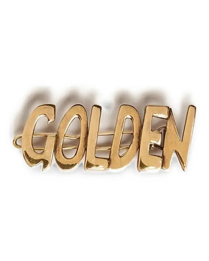 Golden Goose Clip mit Logo-Schriftzug Gold