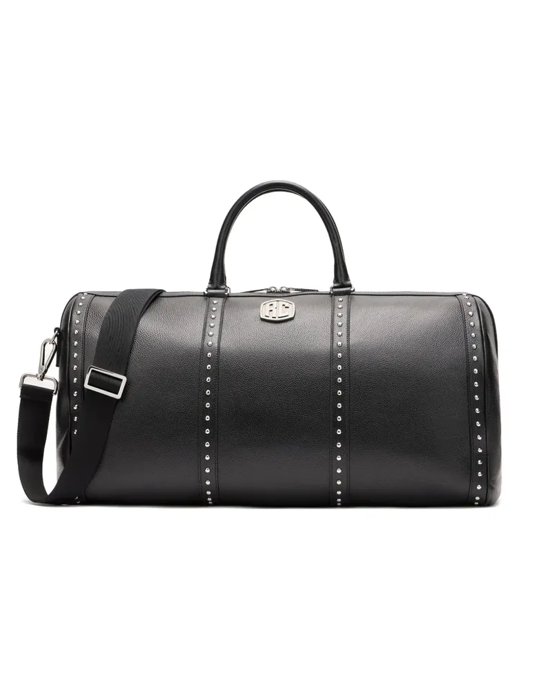 Roberto Cavalli Reisetasche mit Nieten - Schwarz Schwarz