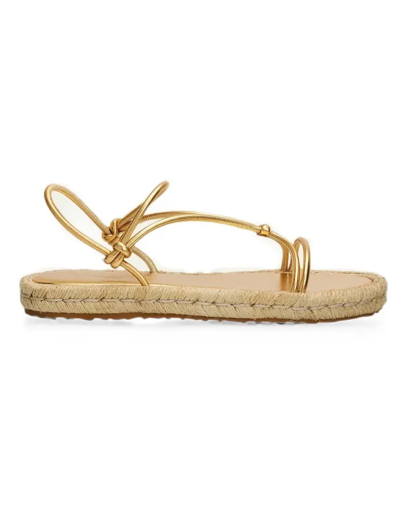 Gianvito Rossi metallic knotted sandals - Gold Gold