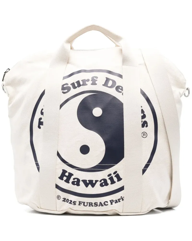 FURSAC Tote Bag aus Canvas - Nude Nude