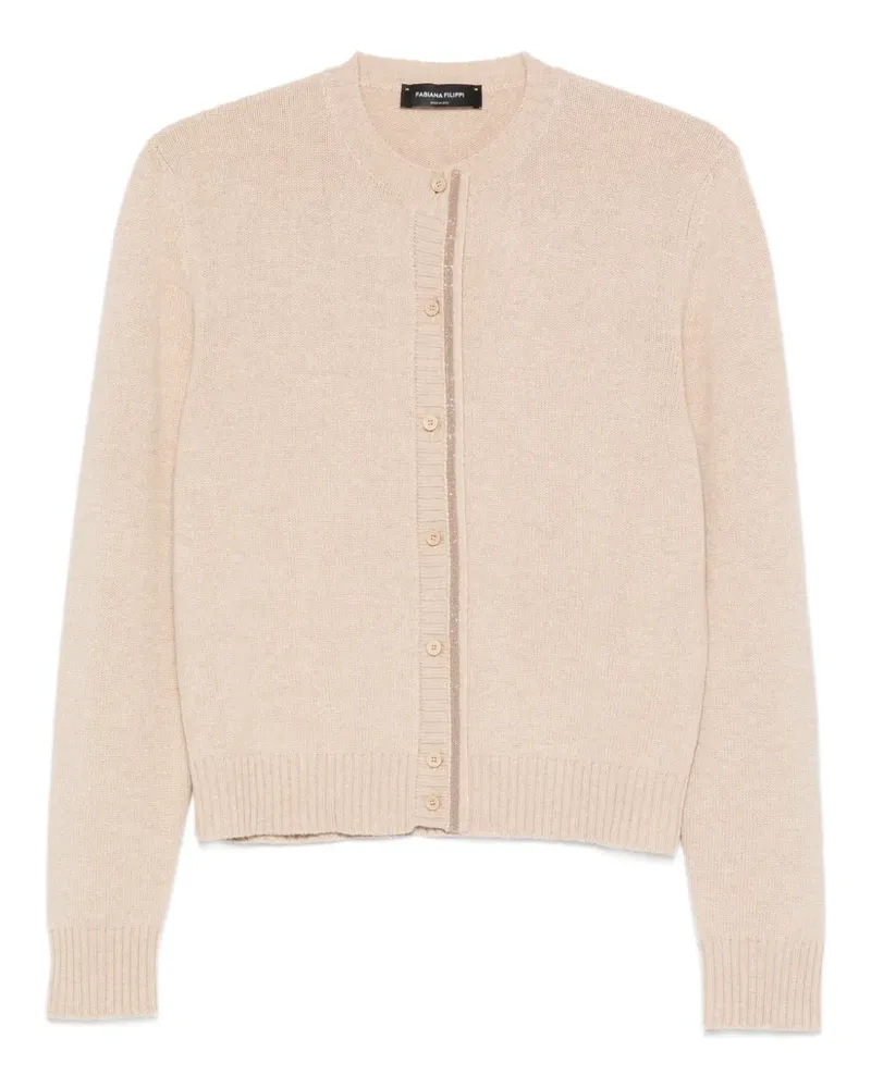 Fabiana Filippi Pullover mit verzierten Knöpfen - Nude Nude