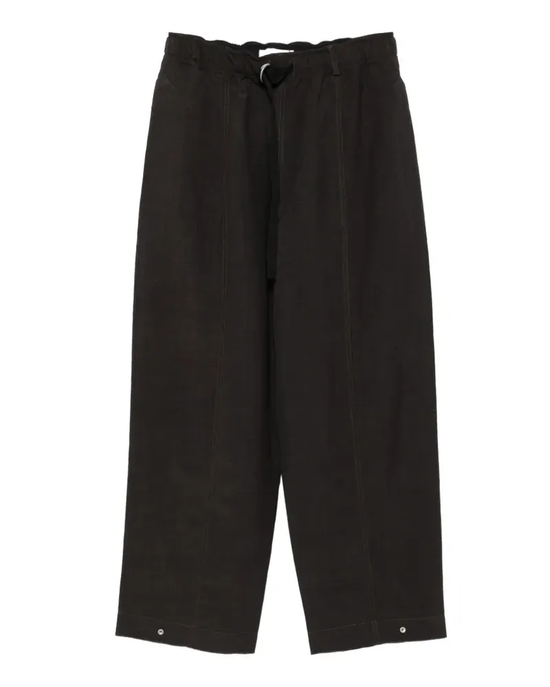 Studio Nicholson Calvo Hose mit elastischem Bund - Braun Braun