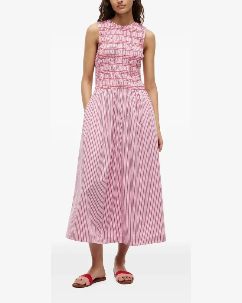Tommy Hilfiger Gestreiftes Kleid - Rot Rot