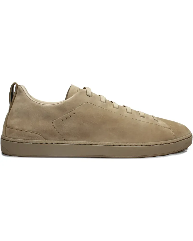 Church's lace-up suede sneakers - Nude Nude