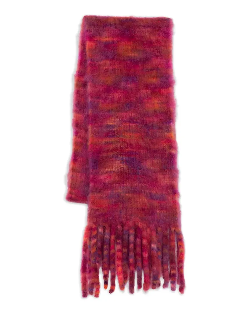Roberto Collina Schal mit Fransen - Rosa Rosa