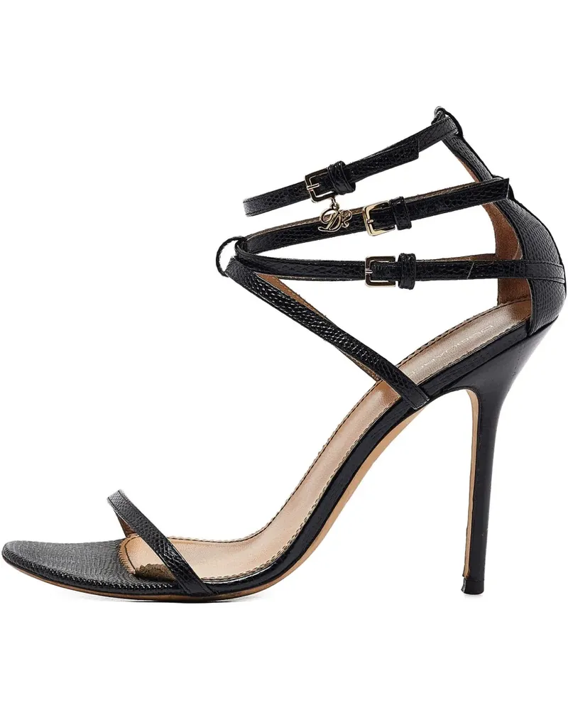 Dsquared2 2024 Sandalen mit Schnallenriemen - Schwarz Schwarz
