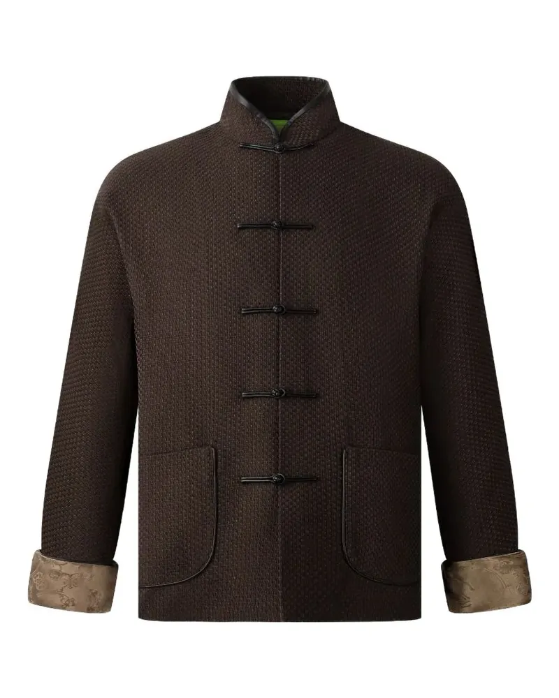 Shanghai Tang Jacke mit Froschknöpfen - Braun Braun