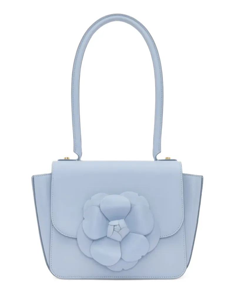 Oscar de la Renta Schultertasche mit Applikationen - Blau Blau