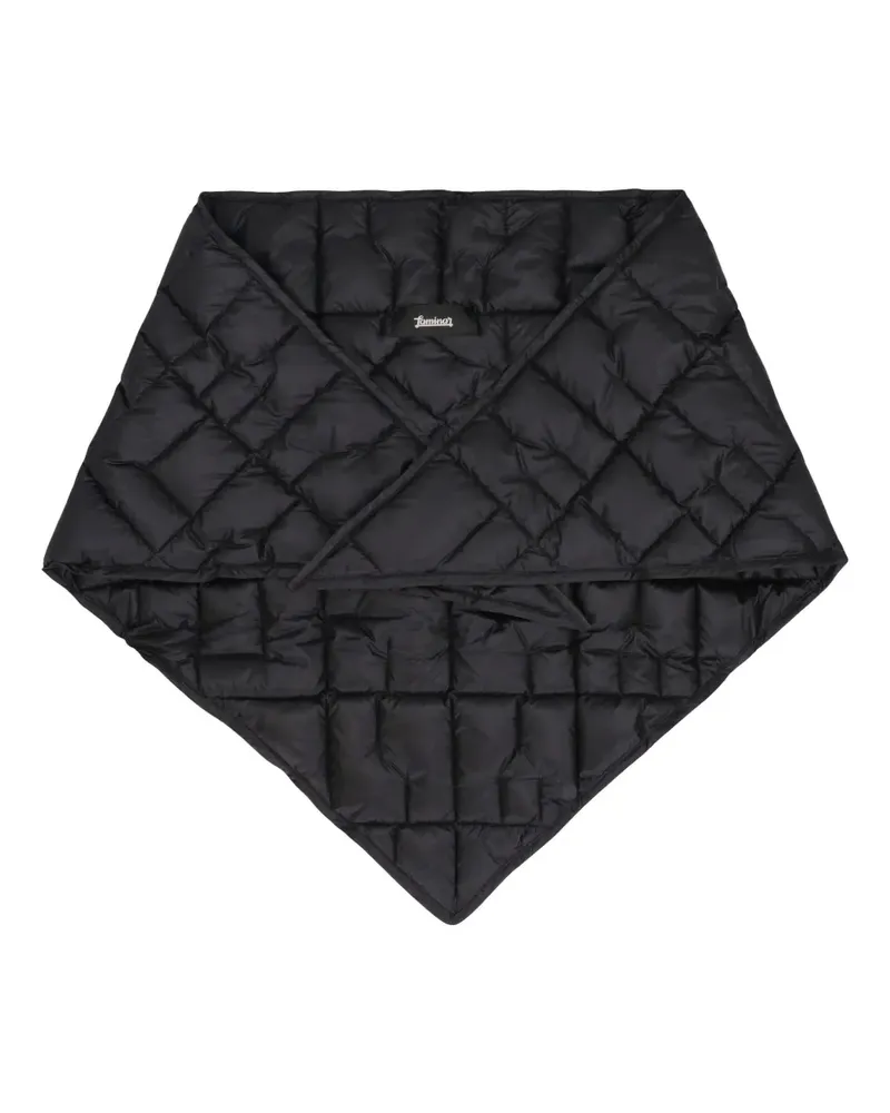 Herno quilted scarf - Schwarz Schwarz