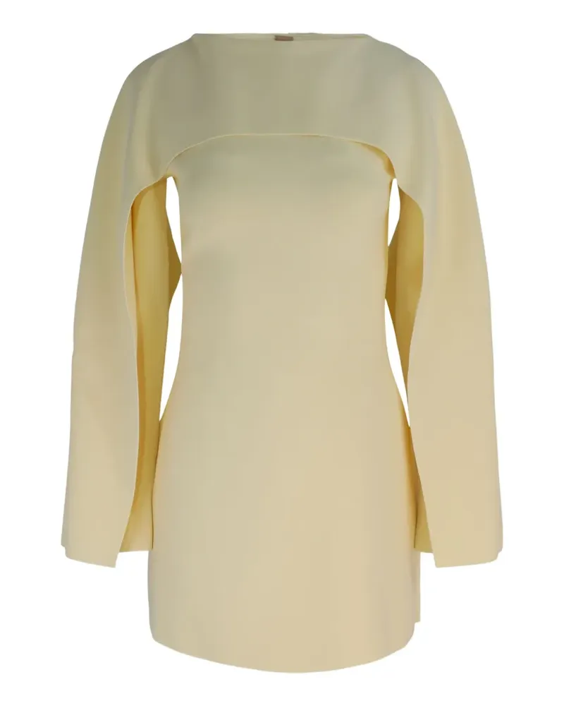 Cult Gaia Almina cape-sleeve mini dress - Gelb Gelb