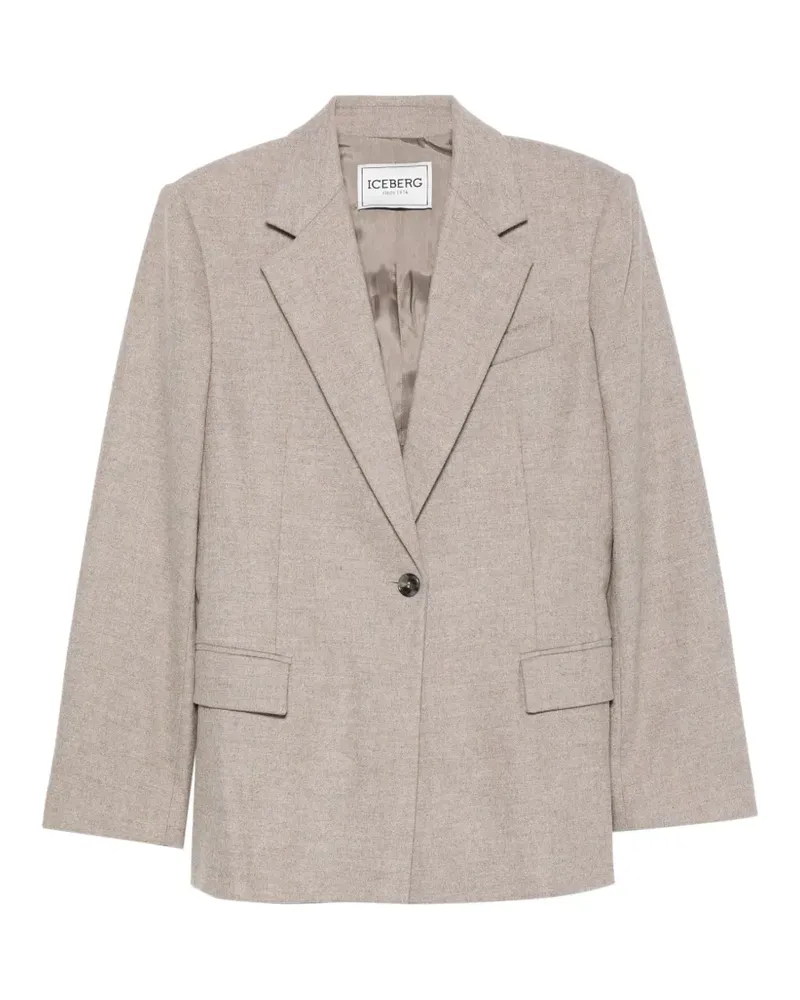 Iceberg Blazer mit fallendem Revers - Nude Nude