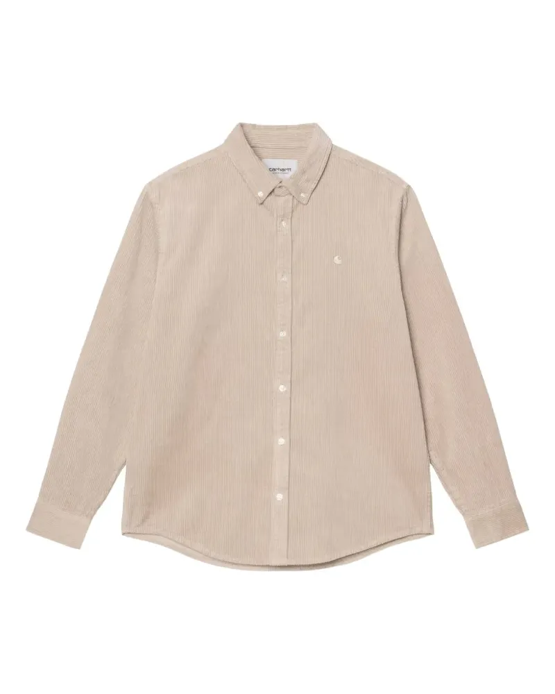 Carhartt WIP L Madison Hemd aus Cord - Nude Nude