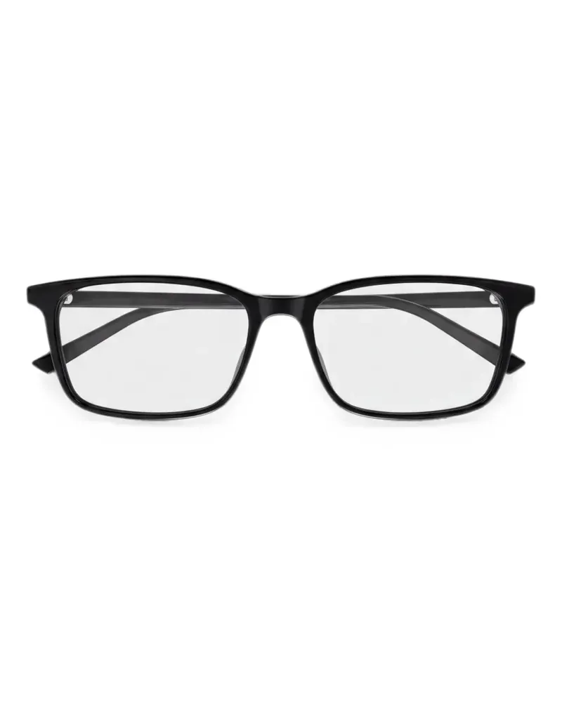 Gucci Brille mit eckigem Gestell - Schwarz Schwarz
