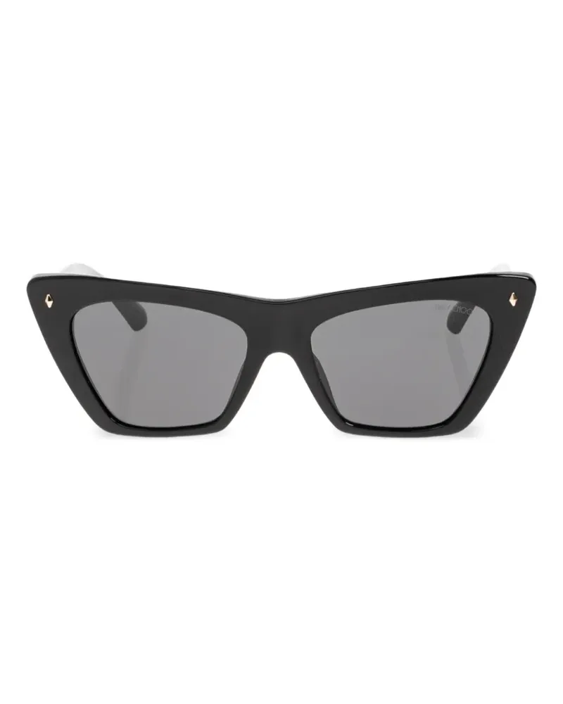 Jimmy Choo JC monogram cat-eye sunglasses - Schwarz Schwarz