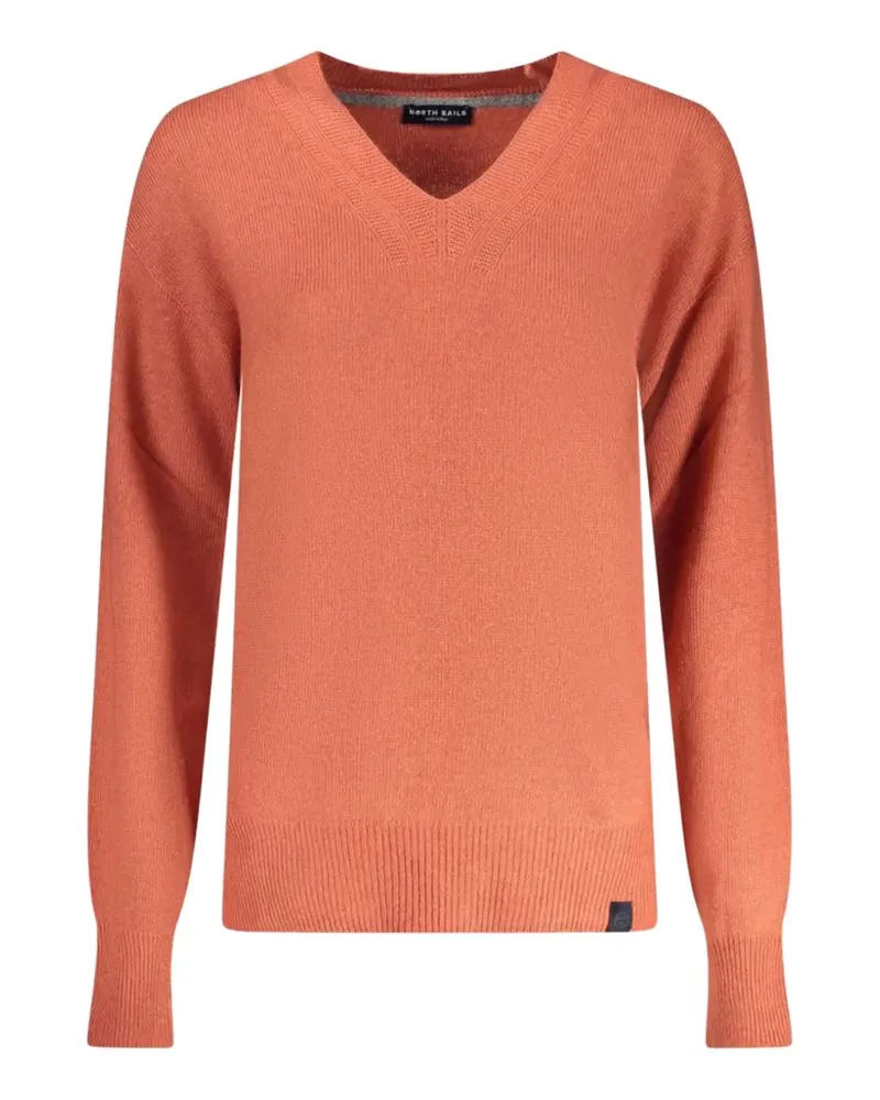 North Sails Pullover mit V-Ausschnitt - Orange Orange