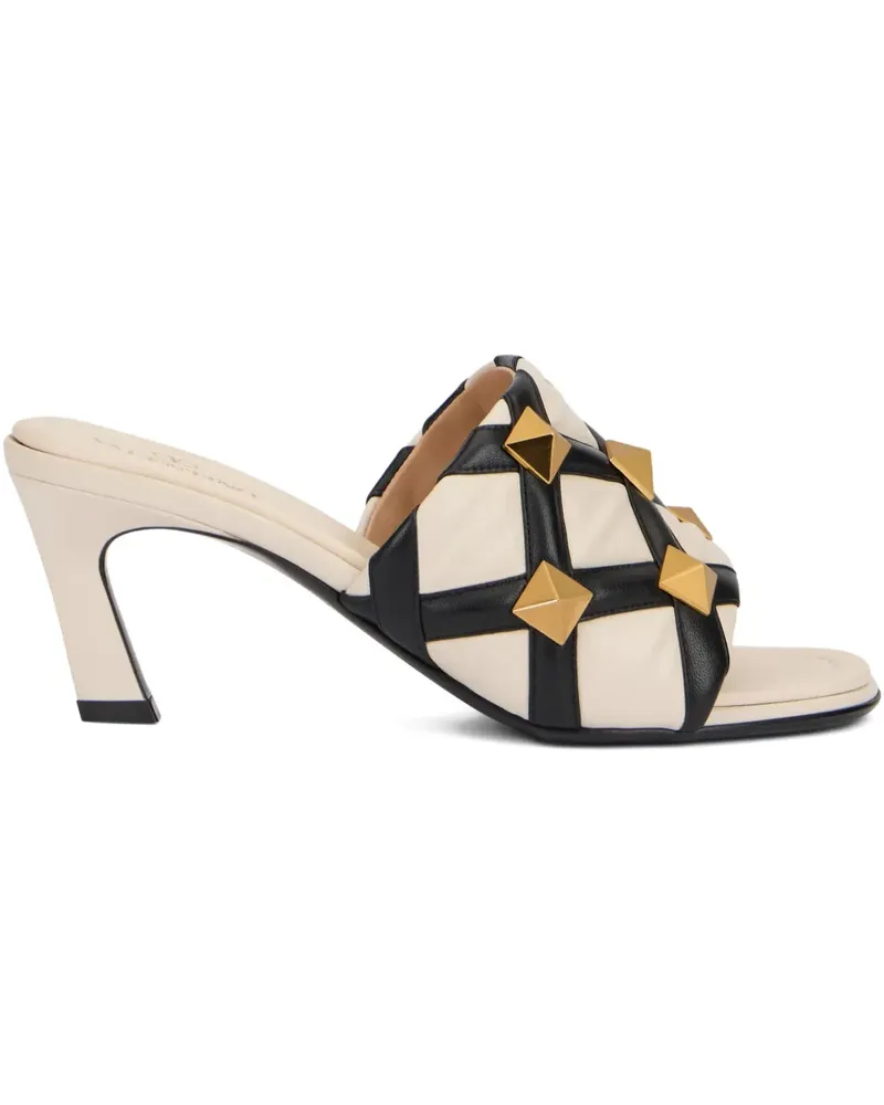 Valentino Garavani studded heeled pumps - Nude Nude