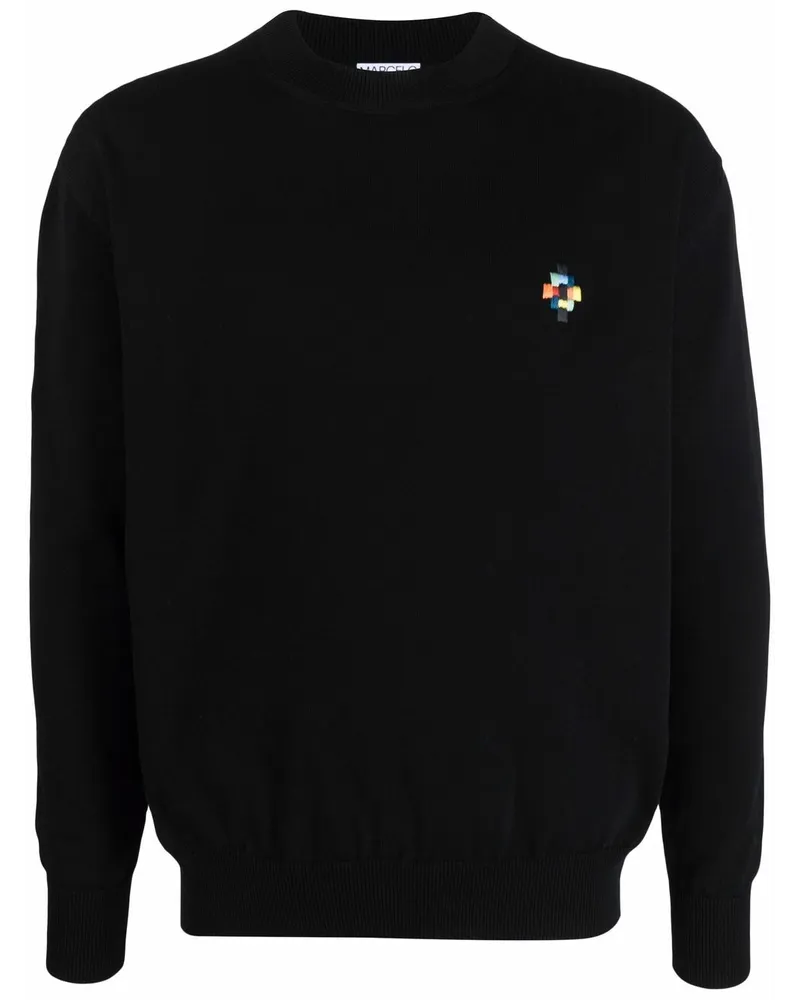 Marcelo Burlon | County of Milan Pullover mit Logo-Stickerei - Schwarz Schwarz