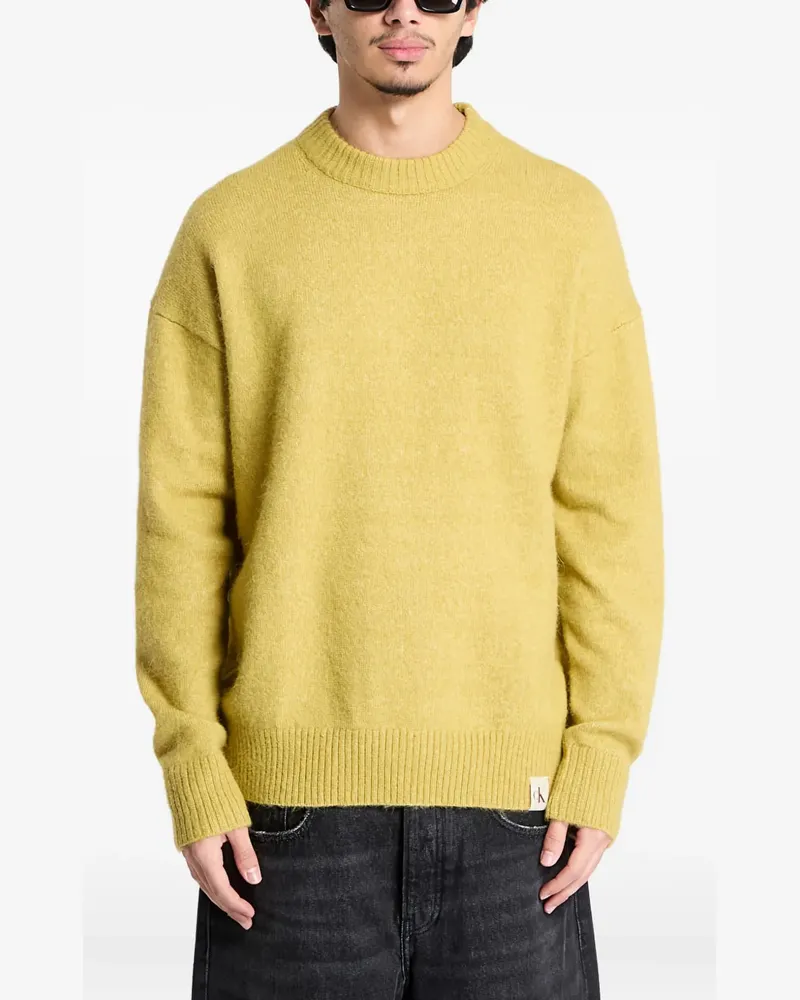 Calvin Klein Langärmeliger Pullover - Grün Grün