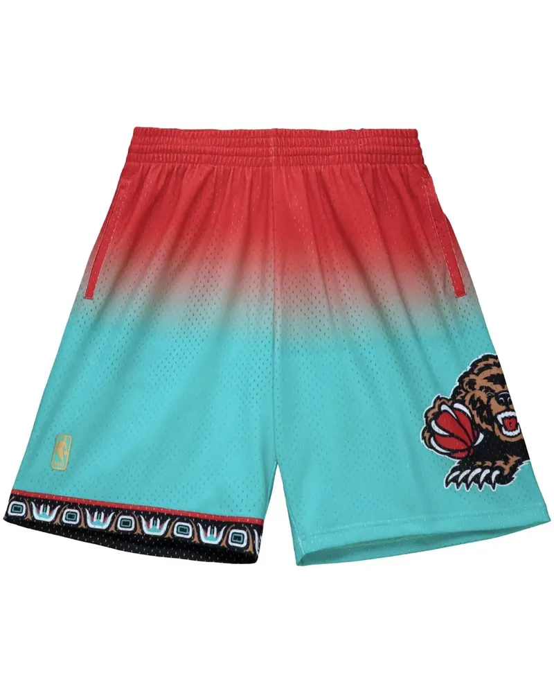 Mitchell & Ness Vancouver Grizzlies 1996 Fadeaway Swingman Shorts - Blau Blau