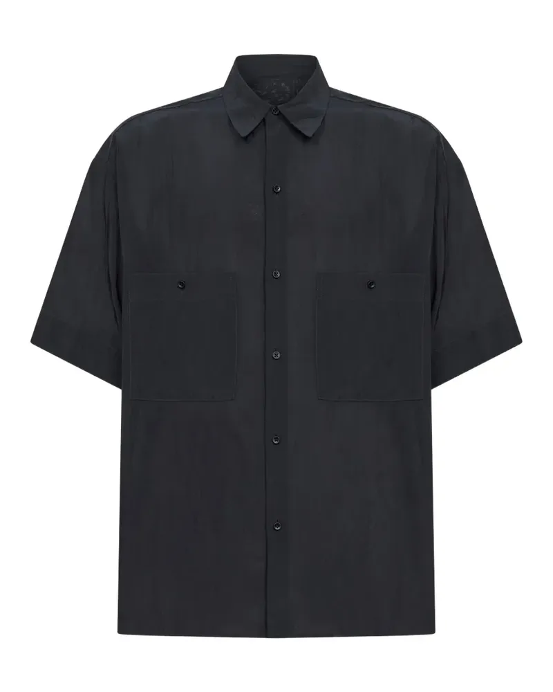 Uma Wang Hemd mit Brusttaschen - Blau Blau