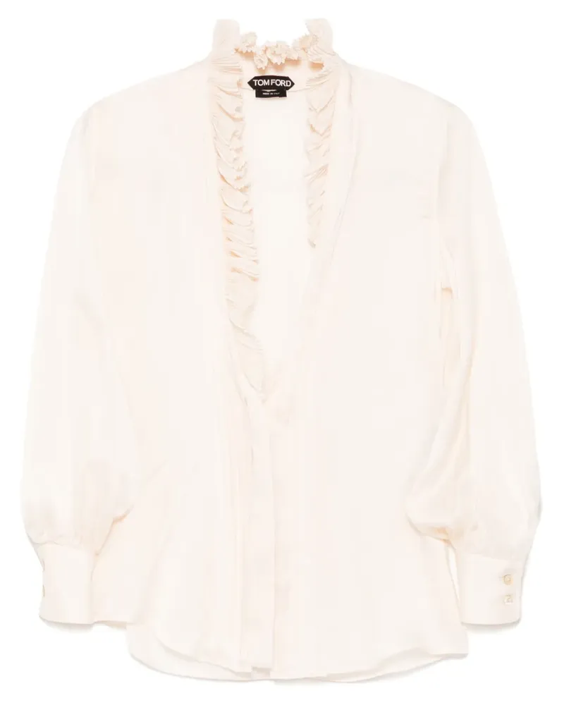 Tom Ford Bluse mit Knöpfen - Weiß Weiß