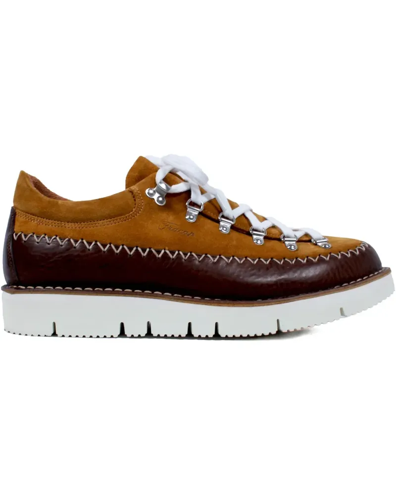 Fracap Schnürstiefel aus Leder - Braun Braun