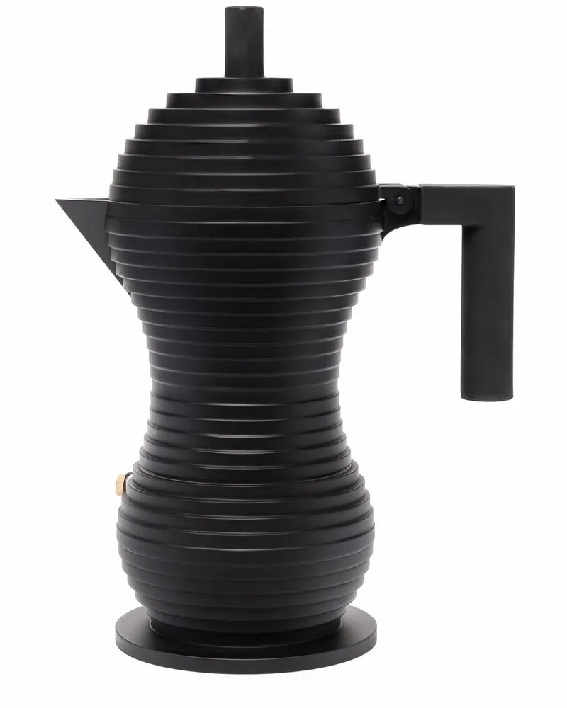 Alessi Pulcina Espressokocher - Schwarz Schwarz