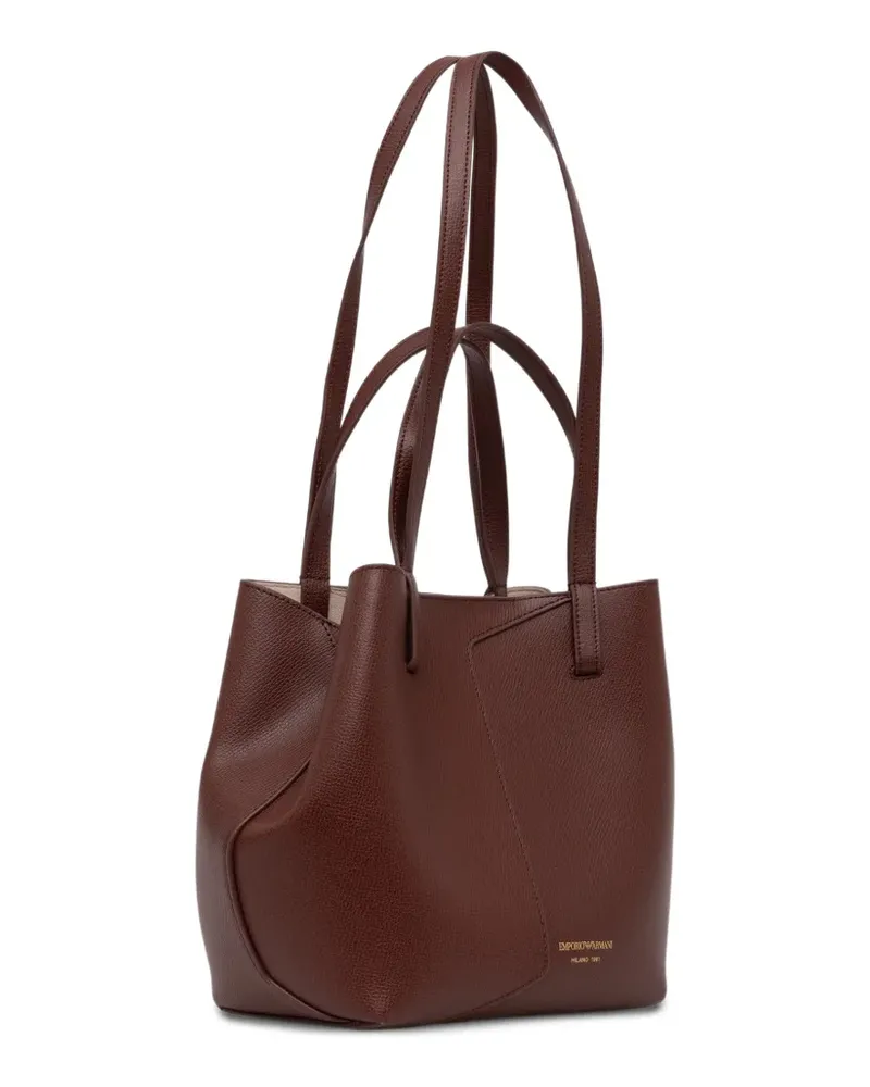Emporio Armani 1981 Schultertasche aus Leder - Rot Rot
