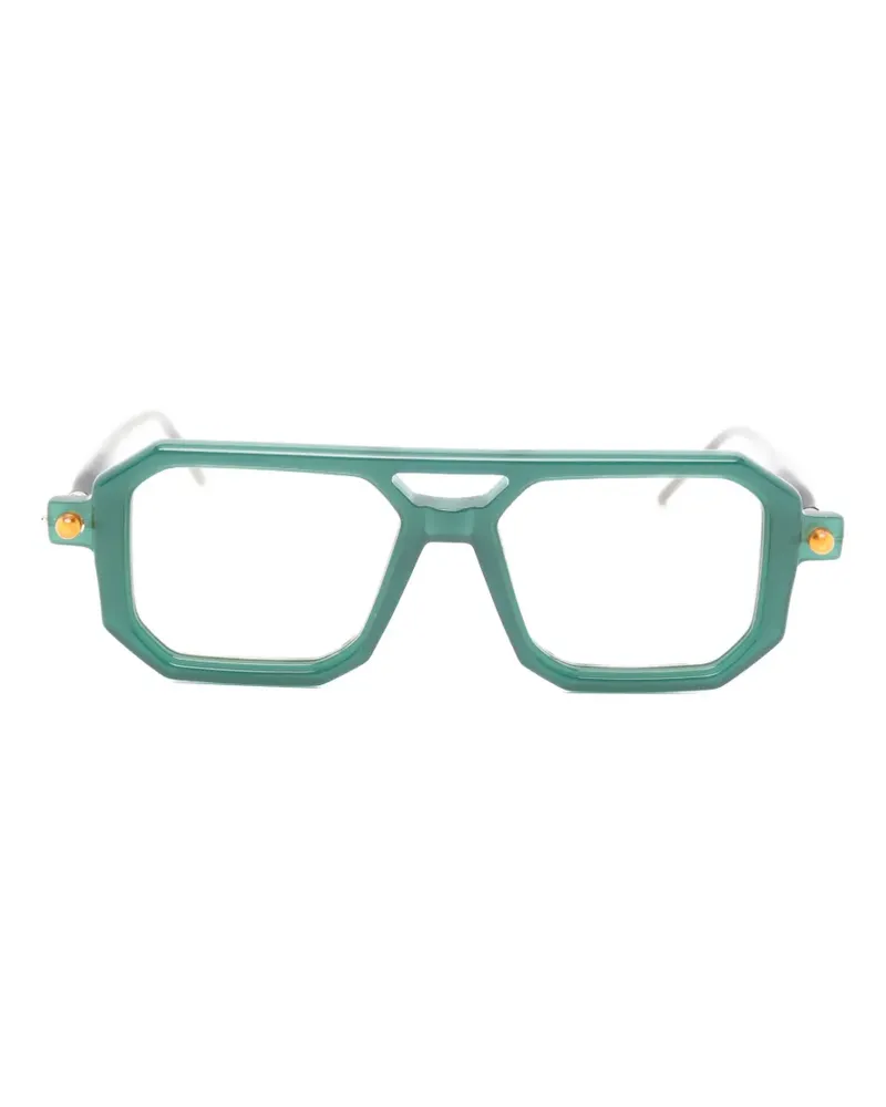 KUBORAUM Maske P8 geometric-frame sunglasses - Grün Grün