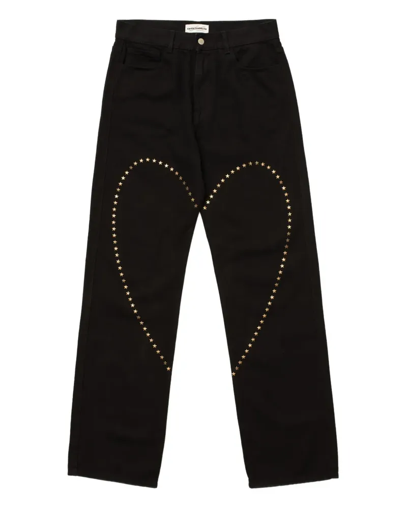 Carne Bollente Heart Break jeans - Schwarz Schwarz