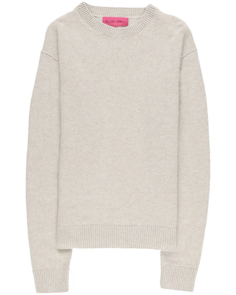 The Elder Statesman Kaschmirpullover mit rundem Ausschnitt - Nude Nude