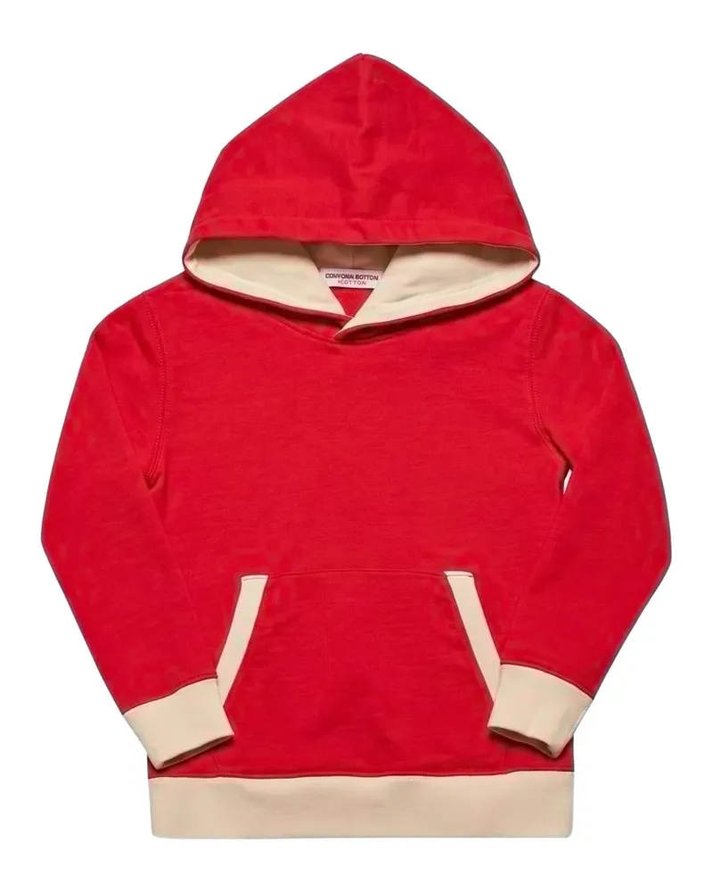 Orlebar Brown Zayden contrast-trim hoodie - Rot Rot