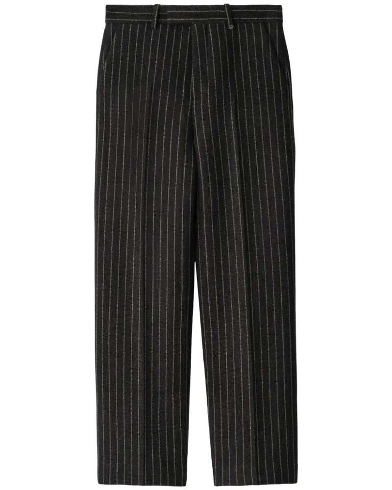 Burberry Klassische Hose mit Nadelstreifen - Schwarz Schwarz