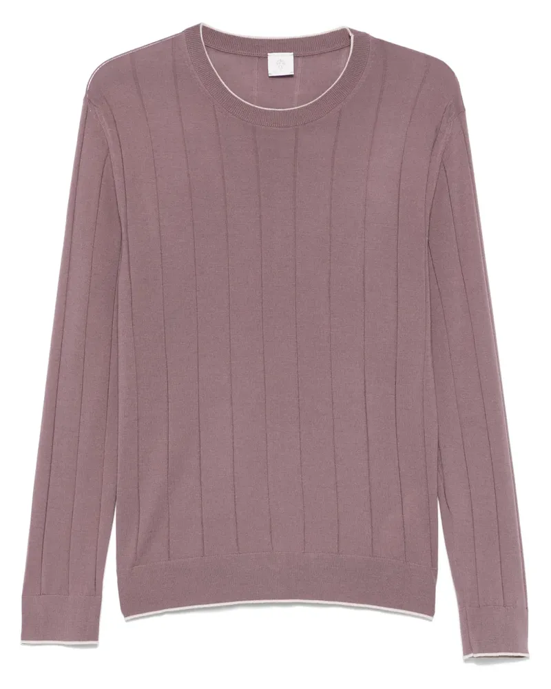 Eleventy Pullover mit rundem Ausschnitt - Violett Violett